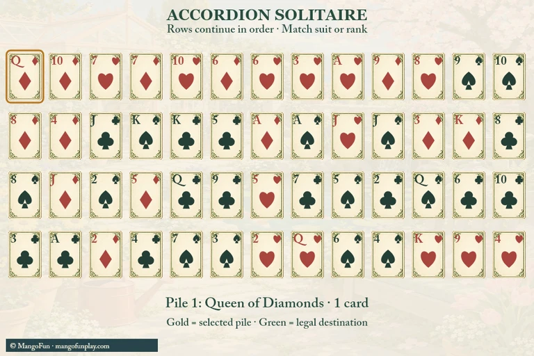 Accordion Solitaire cover illustration
