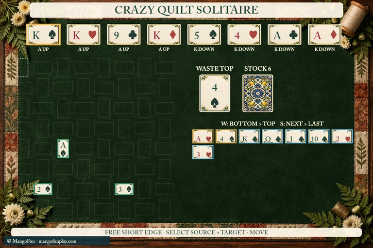 Crazy Quilt Solitaire cover illustration