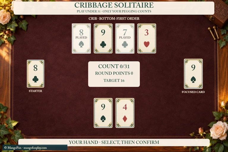 Cribbage Solitaire cover illustration