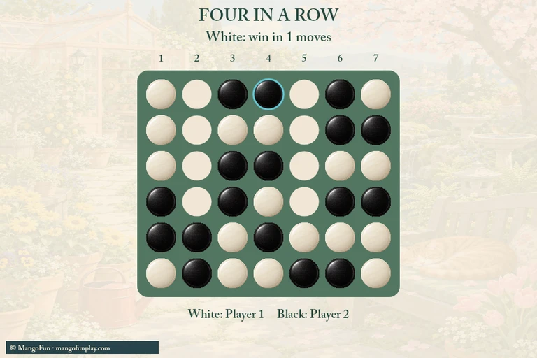 Four in a Row cover illustration