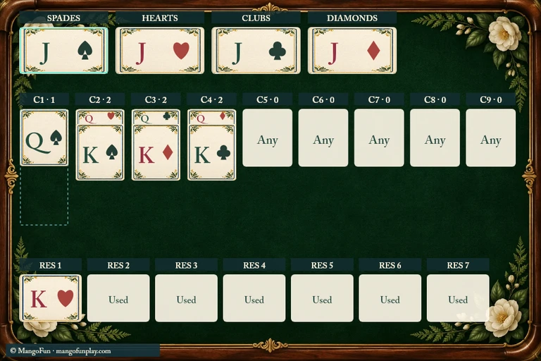 King Albert Solitaire cover illustration