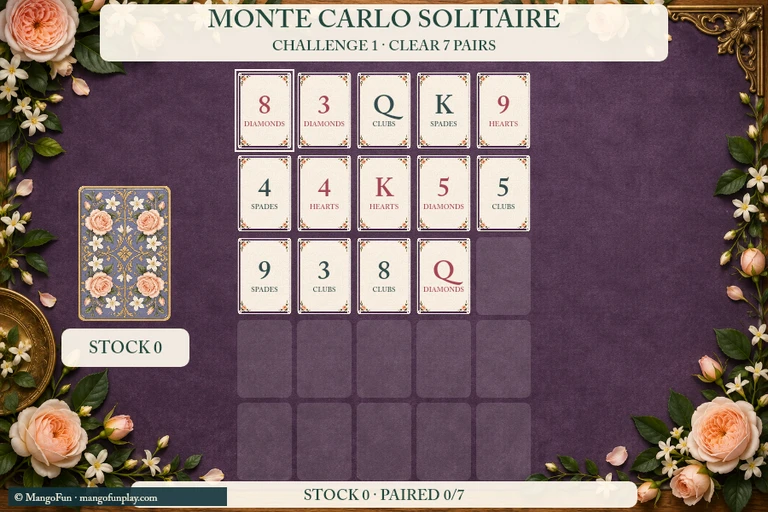Monte Carlo Solitaire cover illustration