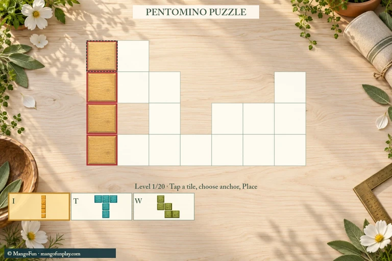 Pentomino Puzzle cover illustration