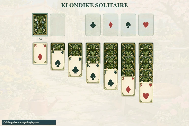 Klondike Solitaire cover illustration