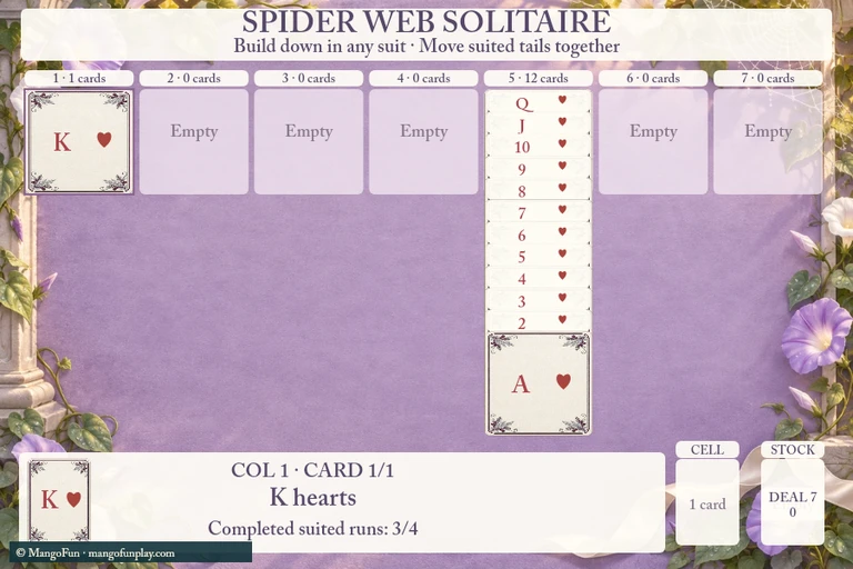 Spider Web Solitaire cover illustration