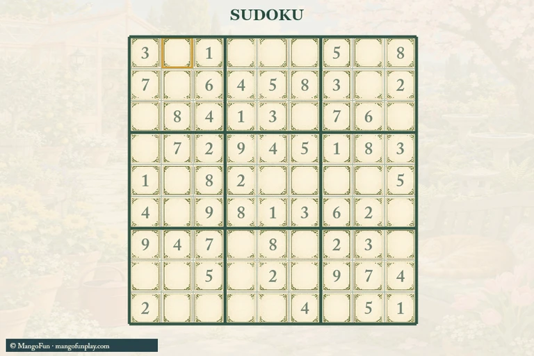 Sudoku cover illustration