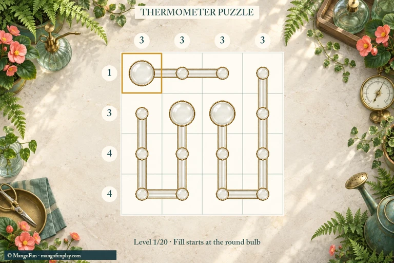 Thermometer Puzzle cover illustration