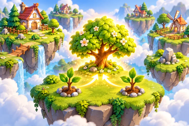 Merge World cover illustration
