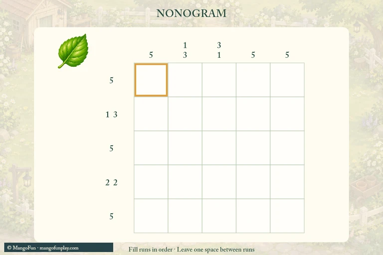 Nonogram cover illustration