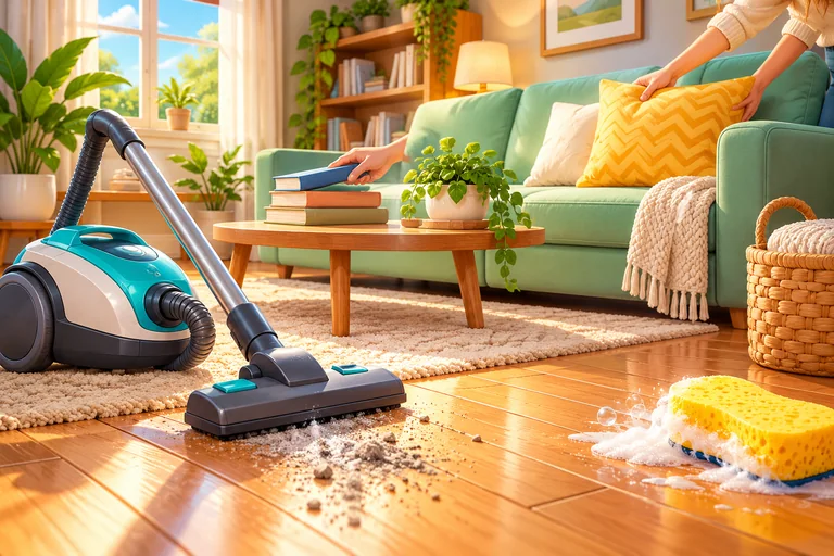 Room Cleaning Game cover illustration
