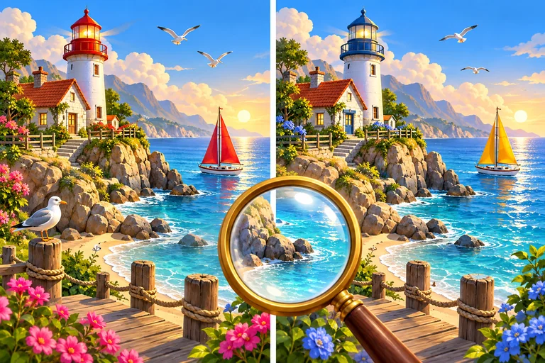Spot The Differences cover illustration