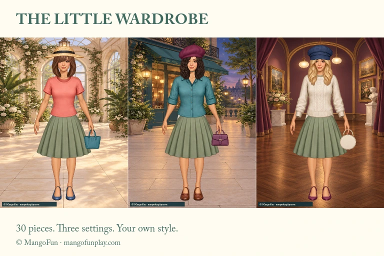 Wardrobe Dress Up Game cover illustration